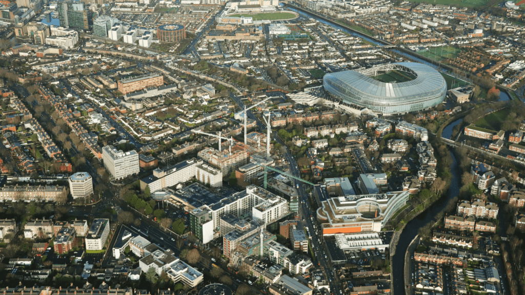 Aerial Image of Ballsbridge in Dublin 4