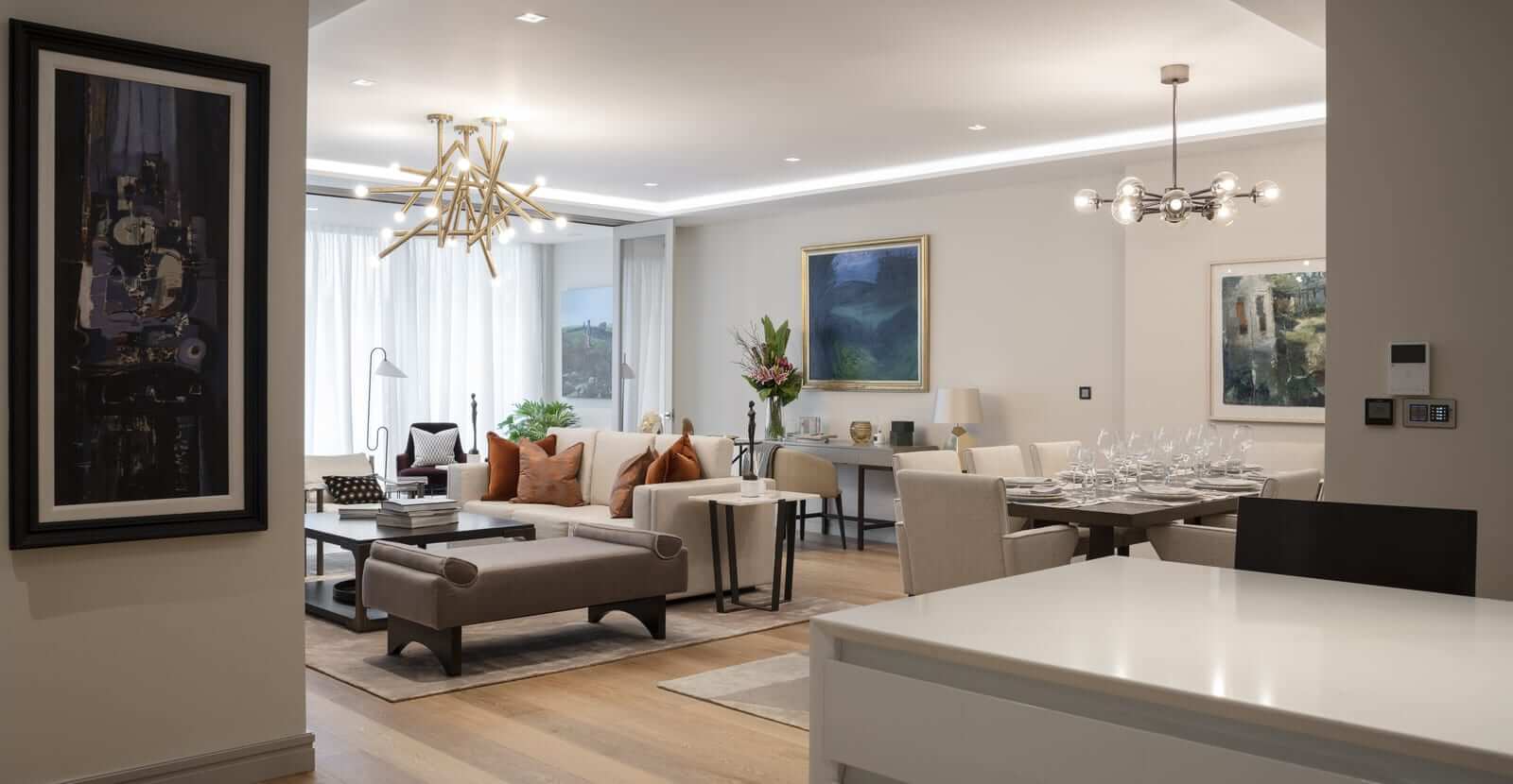 Lansdowne Place | Living Kitchen 2C Unit